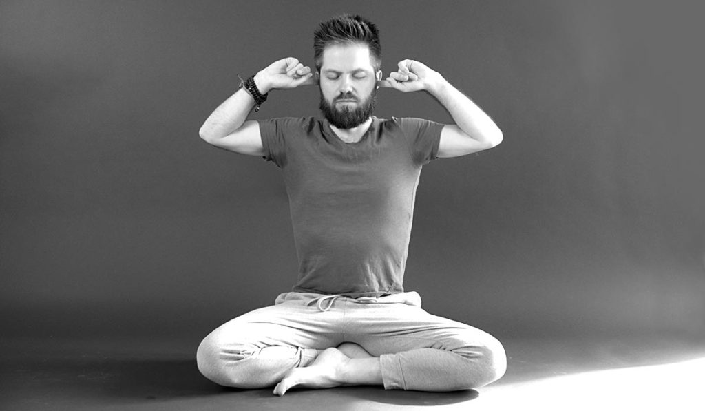 Bhramari pranayama.