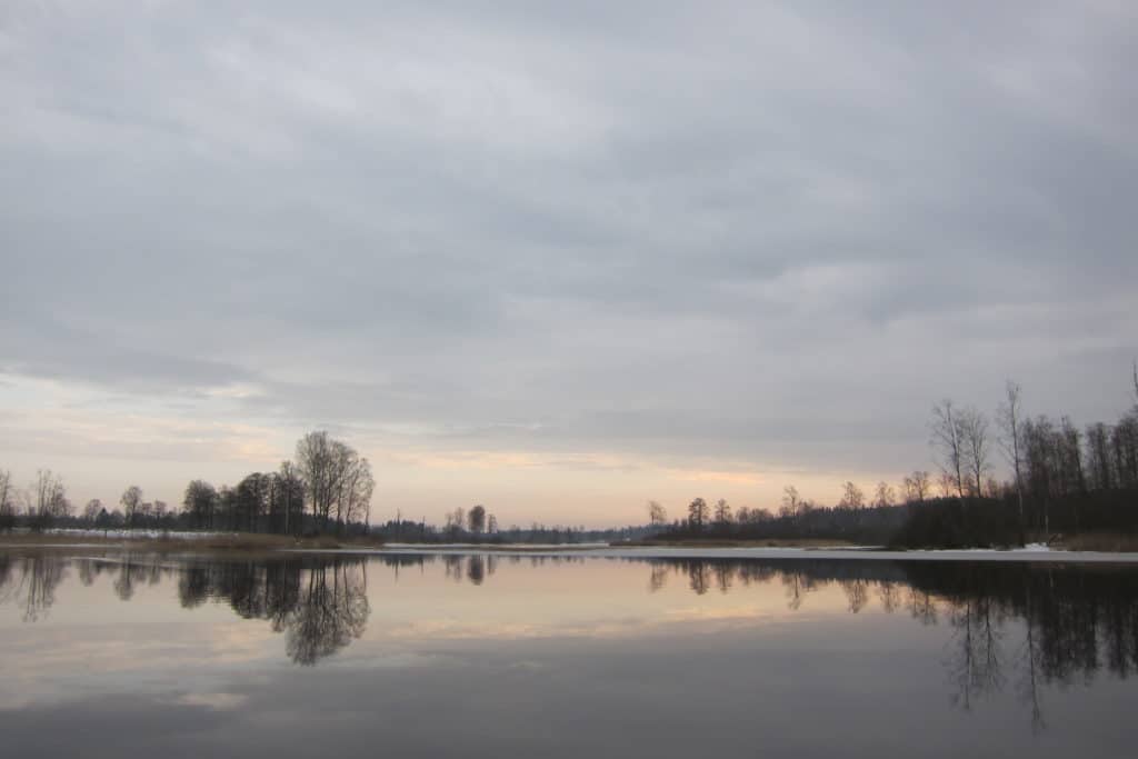 View on a boat ride during the 2013 three month sadhana course