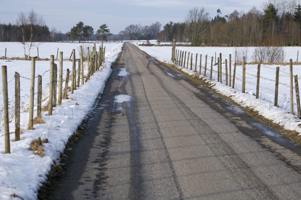 Winter road in Haa.