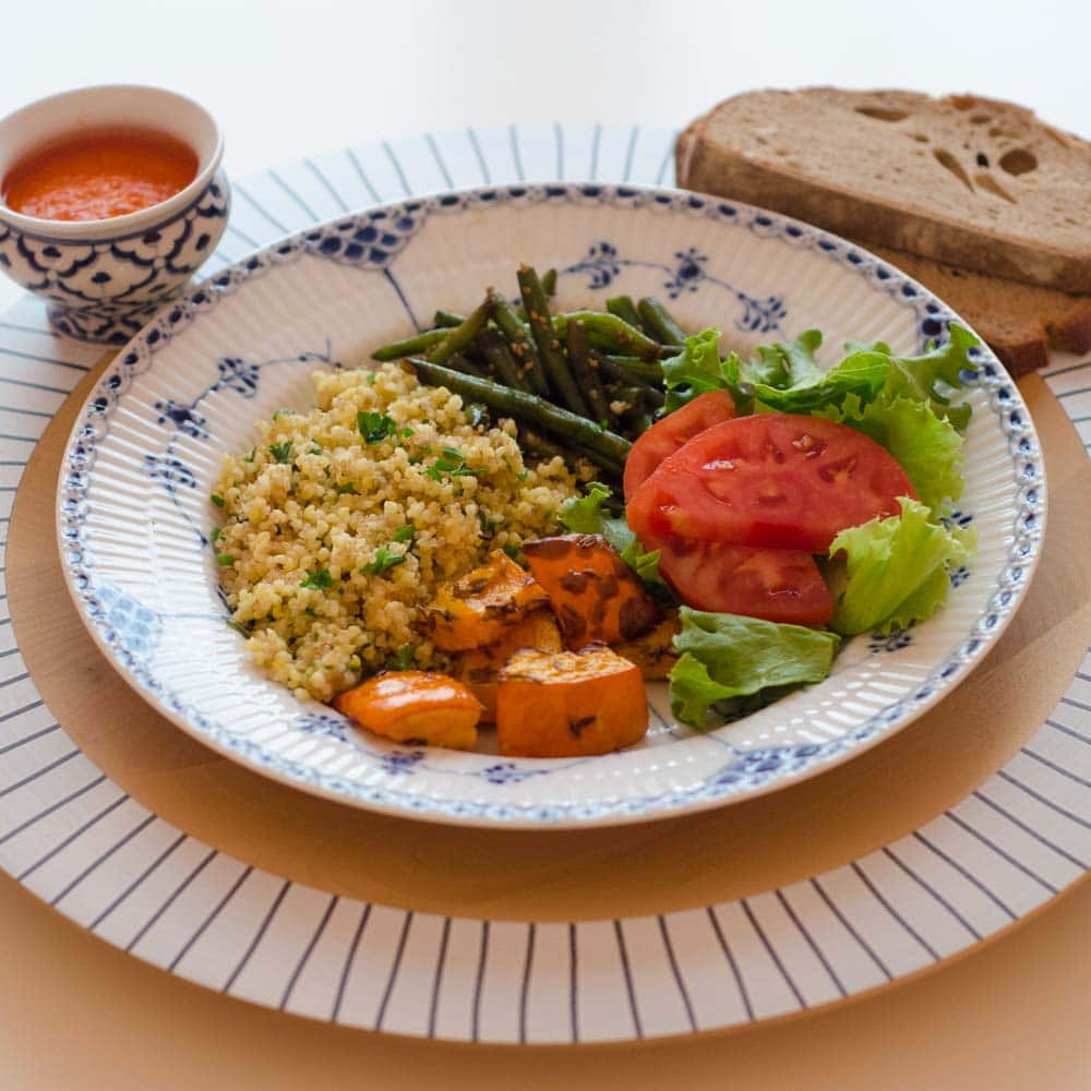 Health food makes it easier to stay awake during meditation.