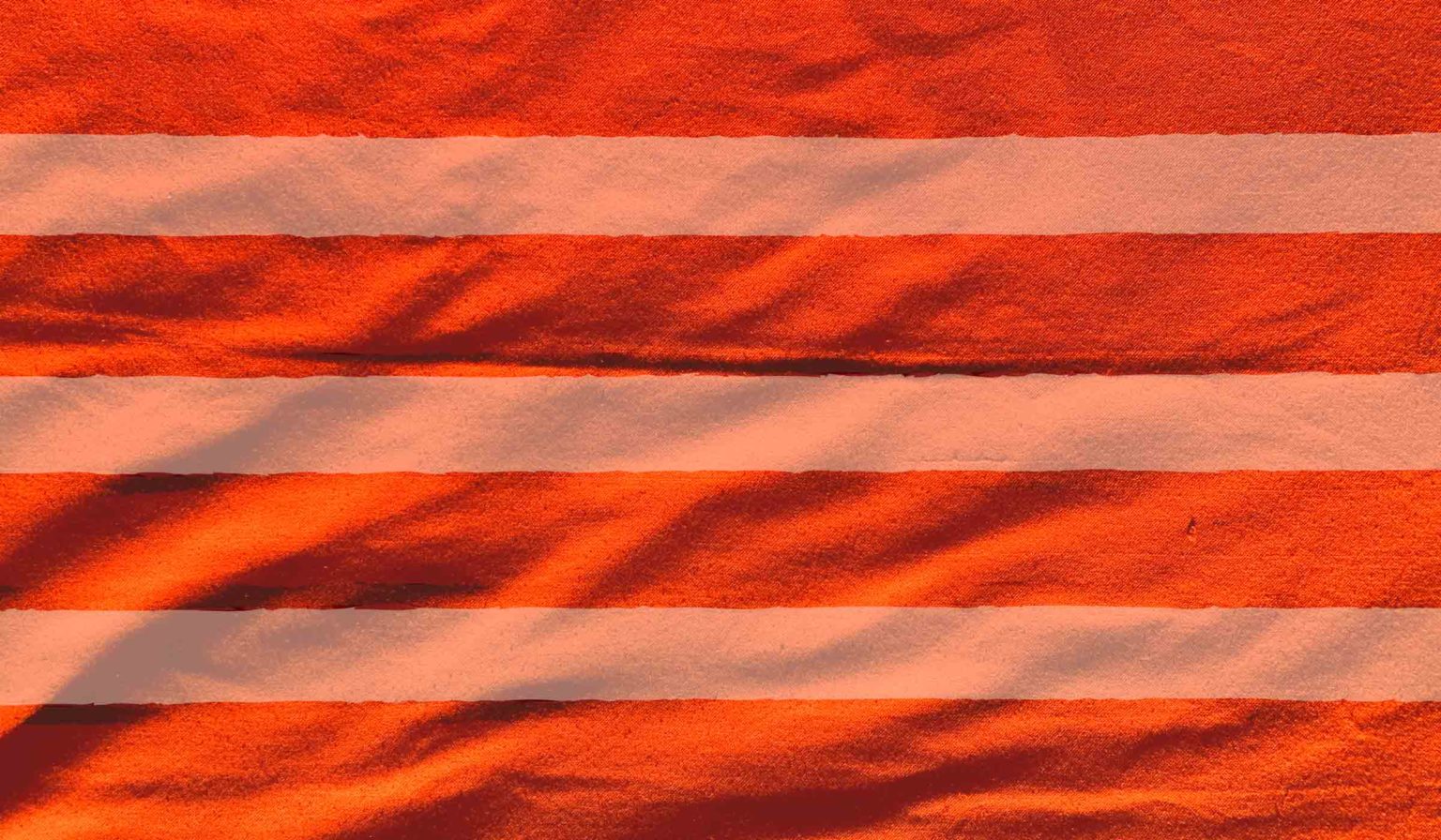 Orange Dhoti with Bihar stripes