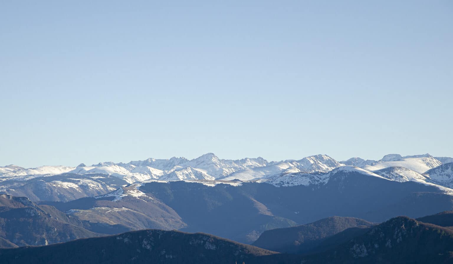 Mountain view during yoga retreat.